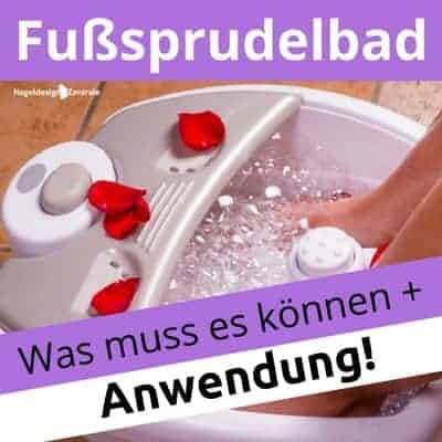 Welches Fußsprudelbad ist das Beste
