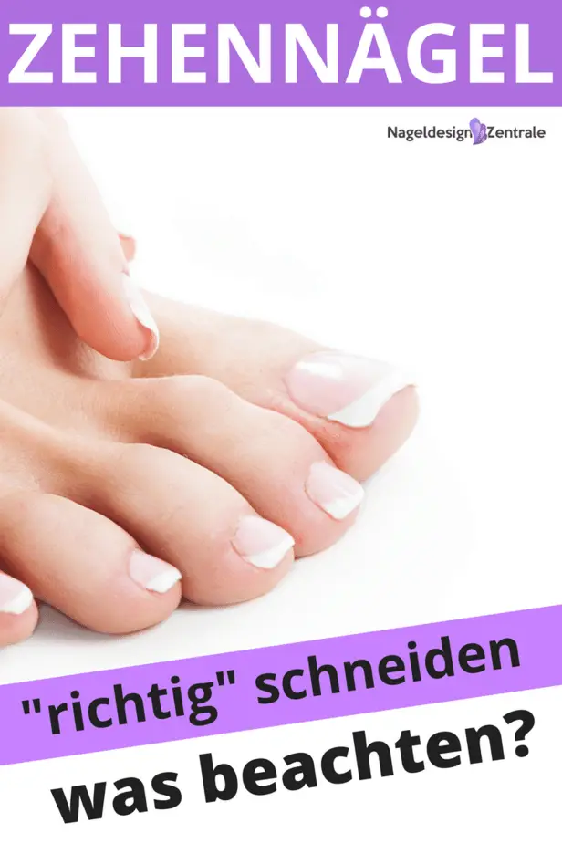 Beim Schneiden der Zehennägel ist darauf zu achten, dass es keine
